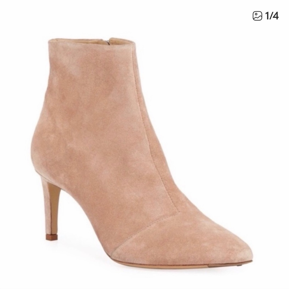 rag & bone Tan Suede Heeled Boots